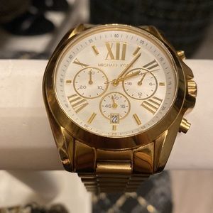 Michael Kors Bradshaw MK5605 Unisex Stainless Steel Analog Dial WristWatch UC488